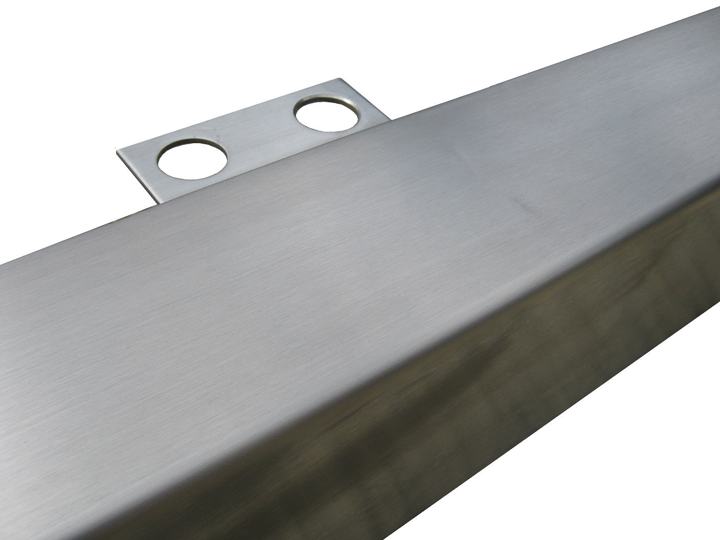 Front Bumper - Brushed Stainless Steel - for Land Rover Defender