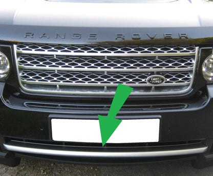 Front Bumper Trim for Range Rover L322 2010+ - Gloss Black