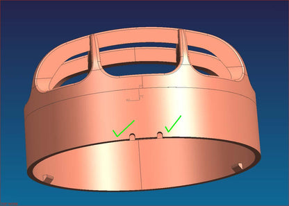 Rear Light Guard Chrome for Land Rover Defender NAS lamp