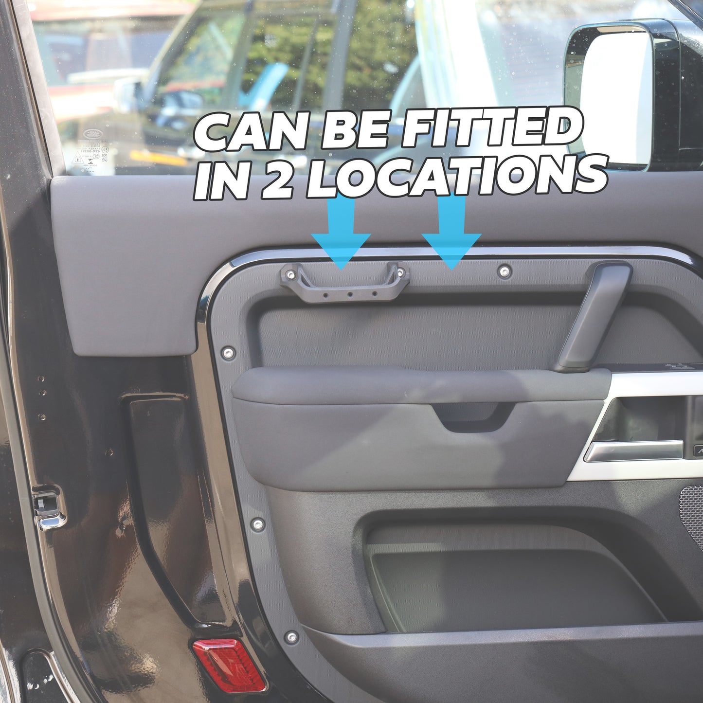 2x Front Door Grab Handles for Land Rover Defender L663