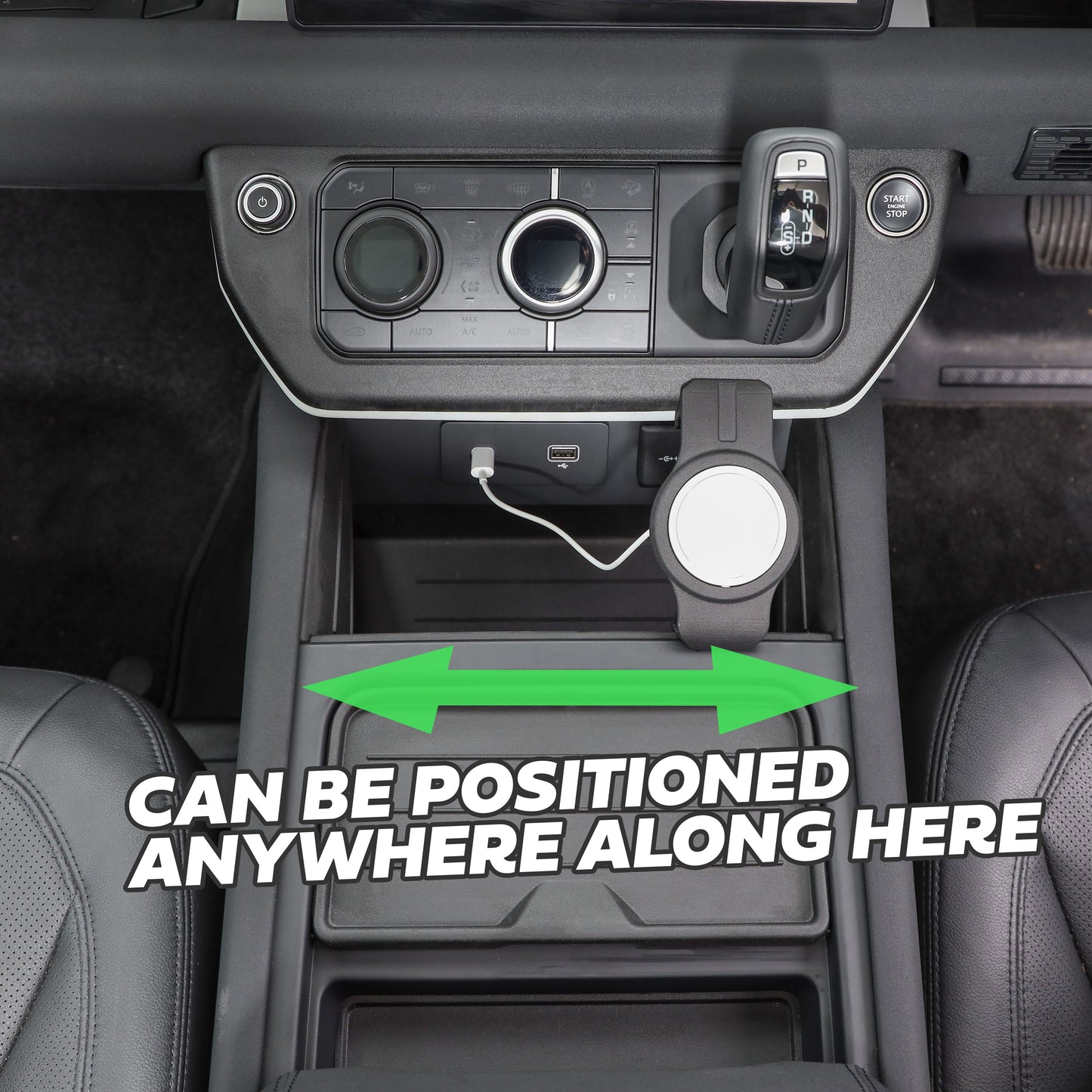 Centre Console MagSafe Charger Holder for Land Rover Defender L663 - LATE Type
