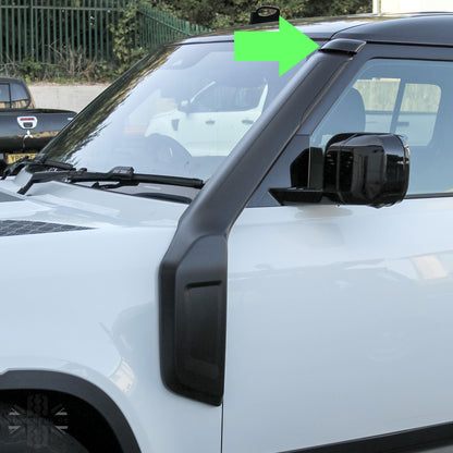 Replacement Snorkel Top Cap in black for Land Rover Defender L663