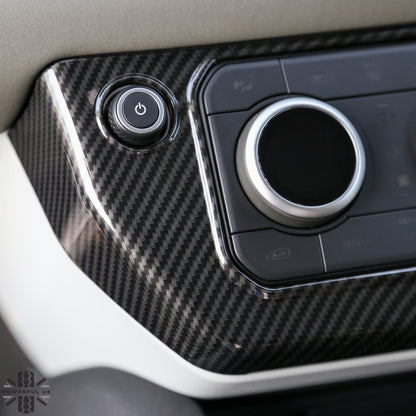Centre Dash Cover Trim - Carbon Fibre - for Land Rover Defender L663