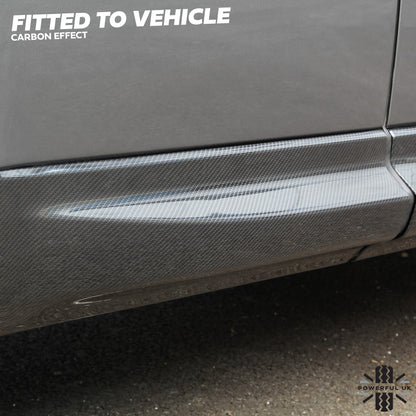Lower Door Mouldings for Range Rover Sport L494 - Carbon Fibre Effect