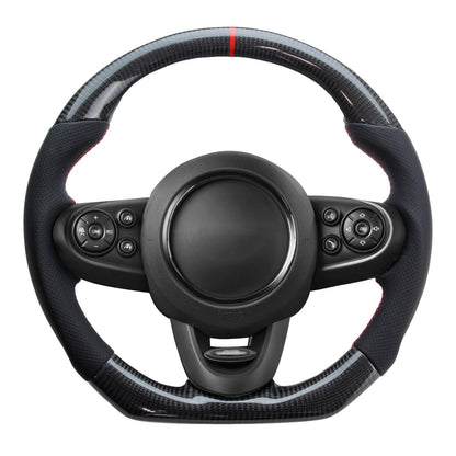 Steering Wheel - Carbon Fibre with Sports Grip for BMW Mini F54,F55,F56