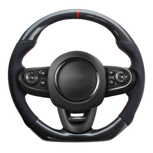 Steering Wheel - Carbon Fibre with Sports Grip for BMW Mini F54,F55,F56