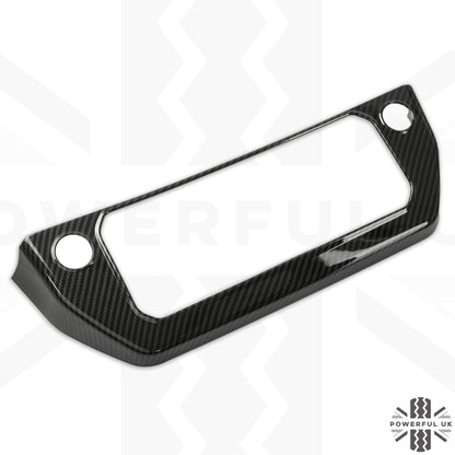Centre Dash Cover Trim - Carbon Fibre - for Land Rover Defender L663