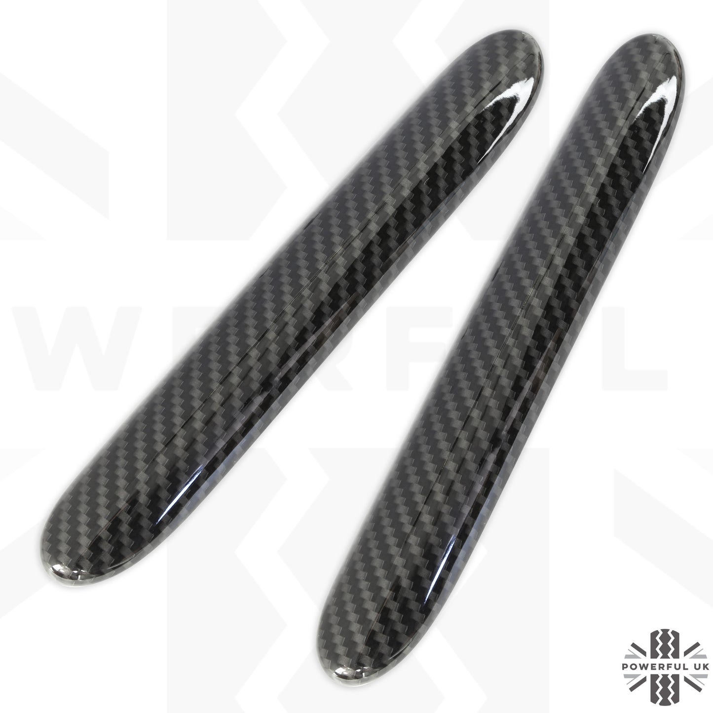 Rear Grab Handle Covers - Carbon Fibre - for Land Rover Defender L663