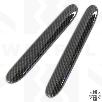 Rear Grab Handle Covers - Carbon Fibre - for Land Rover Defender L663