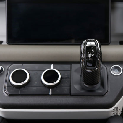 Interior Gear Selector Trim - Carbon - for Land Rover Defender L663