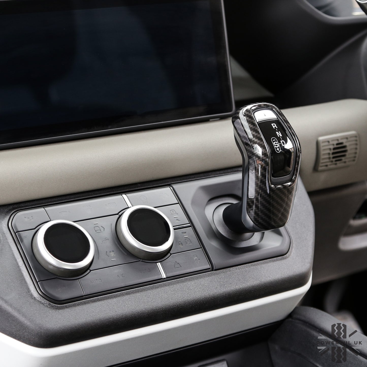 Interior Gear Selector Trim - Carbon - for Land Rover Defender L663