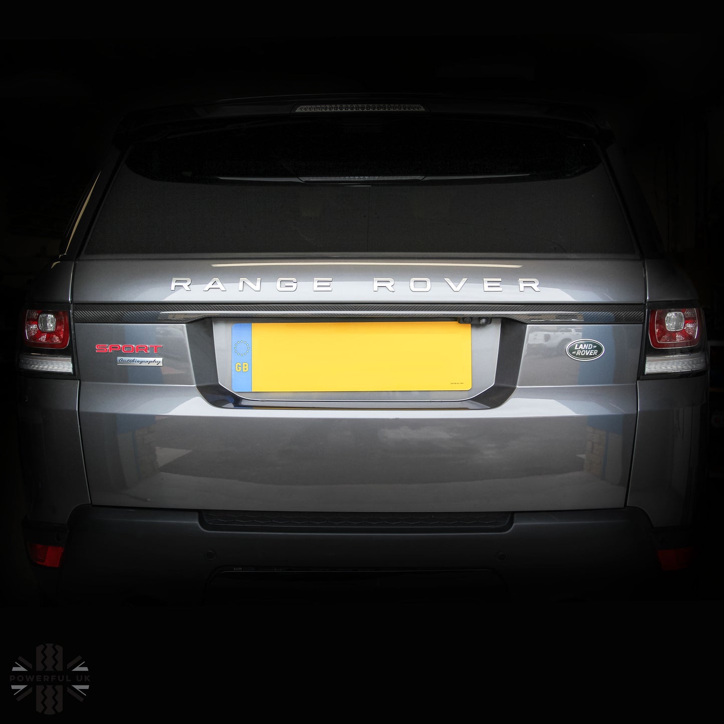 B-GRADE - Range Rover Sport L494 Tailgate Replacement Trim  - Genuine - Carbon Fibre