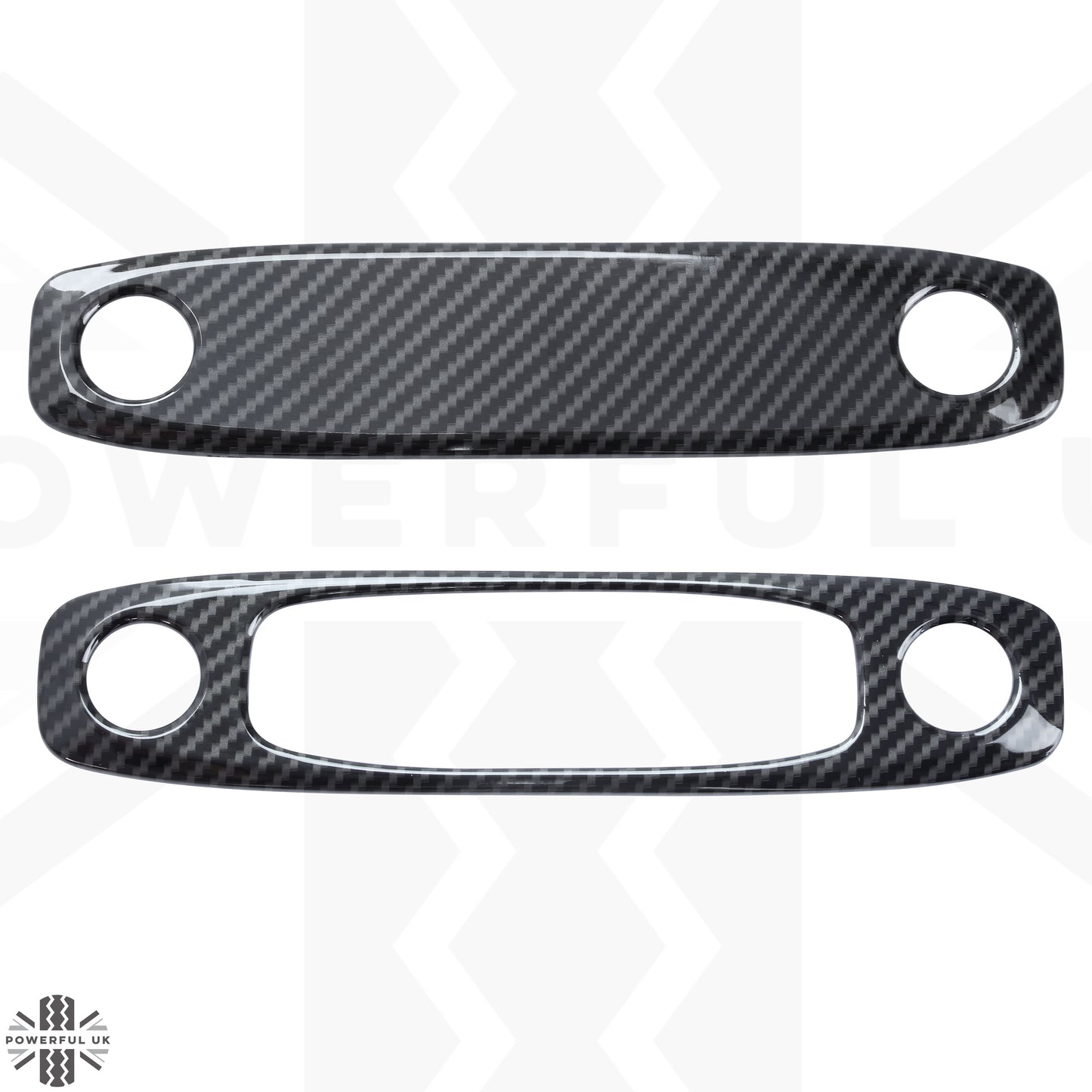 2x Roof Light Covers in Carbon Fibre for Tesla Model 3