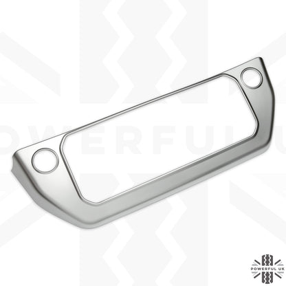 Centre Dash Cover Trim - Silver - for Land Rover Defender L663