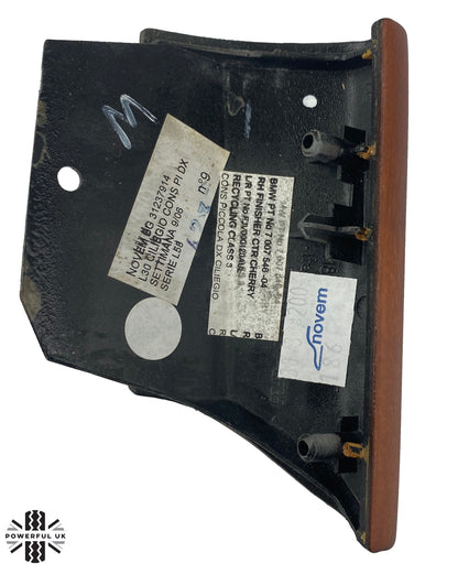 Genuine Interior Screen Surround in Cherry Wood for Range Rover L322 2002-05 - Right Side
