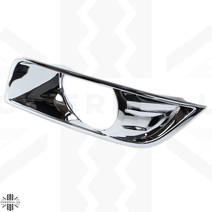 Fog Light Surround Covers in Chrome for Ford Ranger T7 2016-19 (XLT & Limited models)