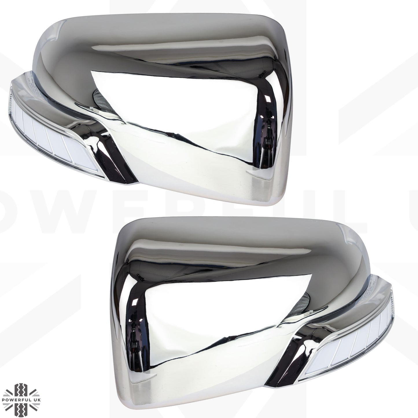 Wing Mirror LED Dynamic Indicator Kit for Ford Ranger T7 (2016-19) - Chrome