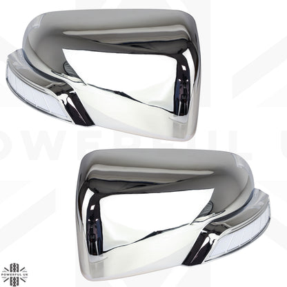 Wing Mirror LED Dynamic Indicator Kit for Ford Ranger T7 (2016-19) - Chrome