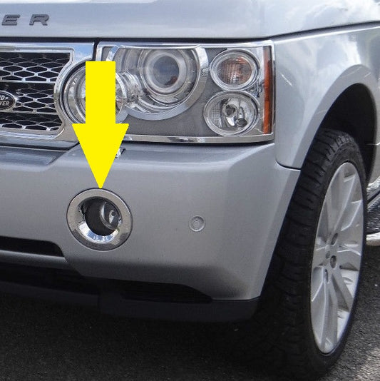 Chrome Fog Lamp Bezels for Range Rover L322 2006-09