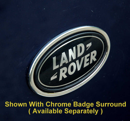 Rear Tailgate Badge - Black & Silver - for Range Rover Sport L494