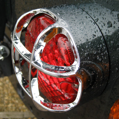 Rear Light Guard Chrome for Land Rover Defender NAS lamp