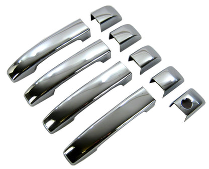Door Handle Covers (9pc set) for Range Rover L322 -  Chrome