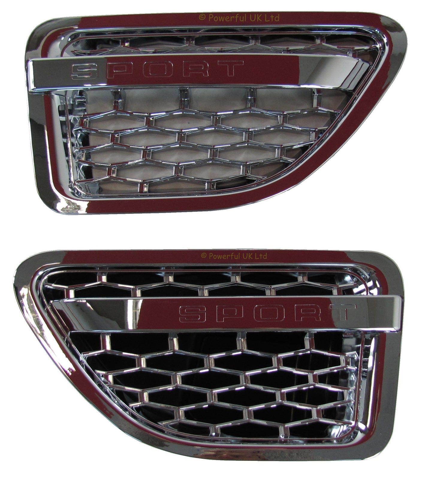 Side Vents - Full Chrome for Range Rover Sport 2005