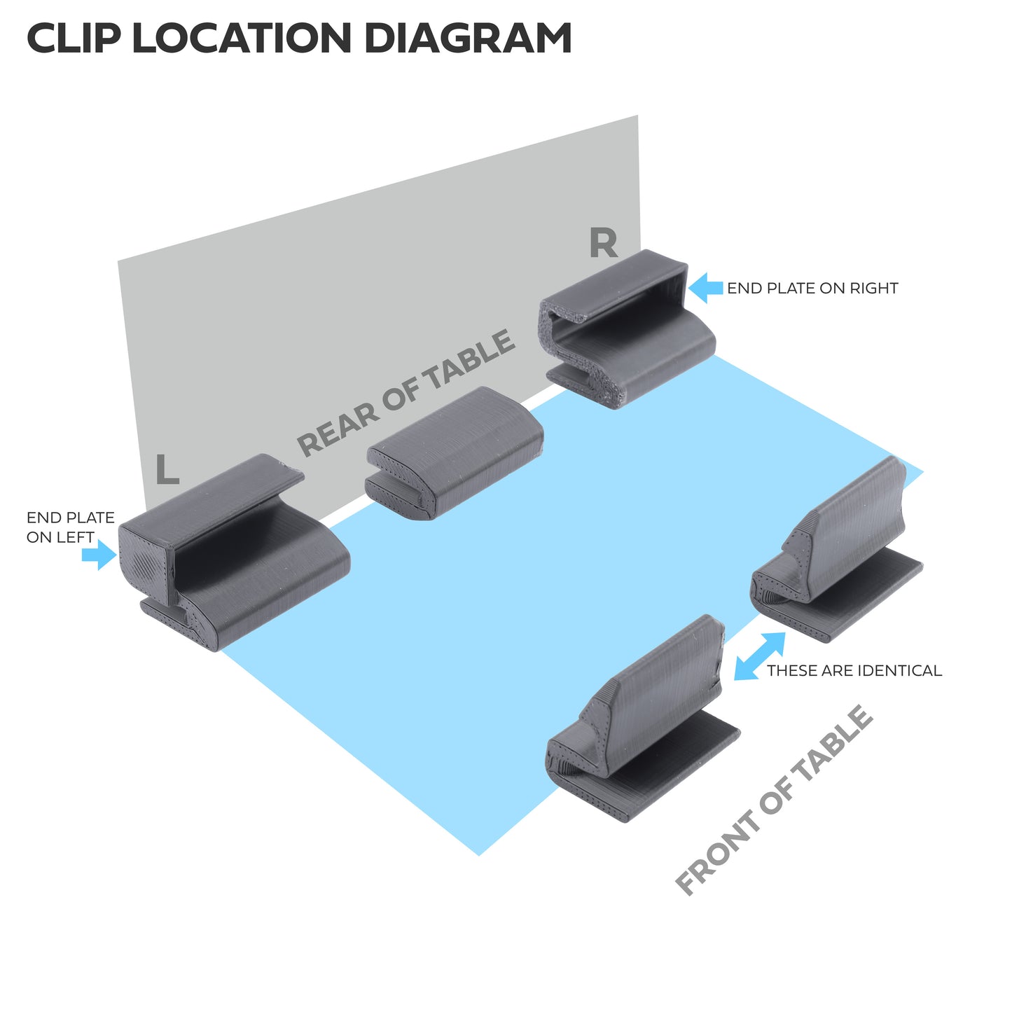 Insert Board for Powerful UK Folding Picnic Table for Land Rover Defender L663