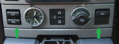 Clock Fascia Panel - Lined Oak for Range Rover L322