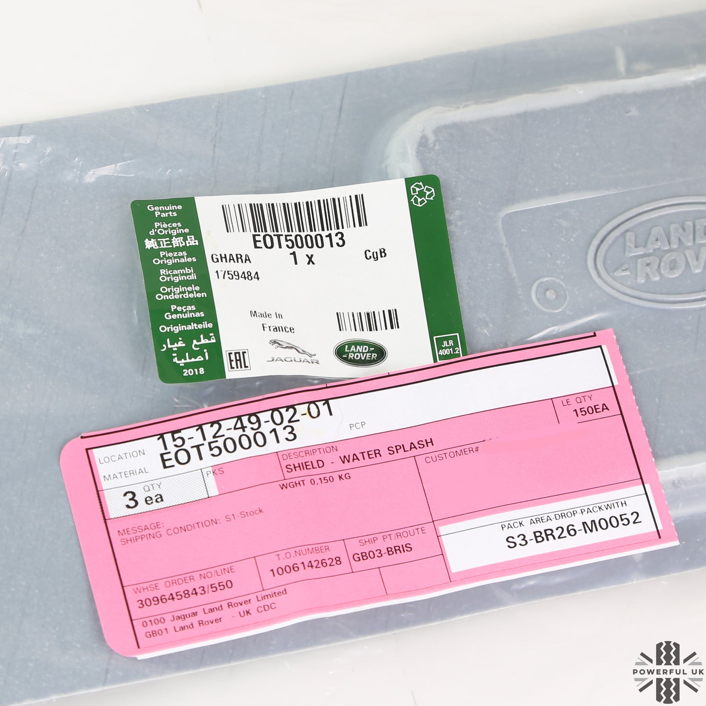 Lower Tailgate Water Shield Panel for Land Rover Discovery 3 & 4