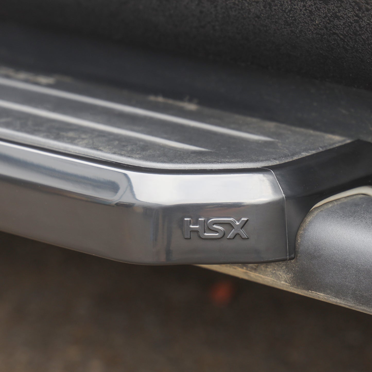 2x Side Step Covers (Smooth Finish) for Land Rover Defender L663 (90) - Semi-gloss Black