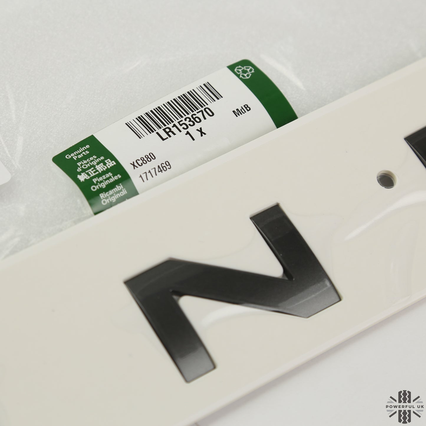 Bonnet Lettering - Shadow Atlas - for Land Rover Defender L663