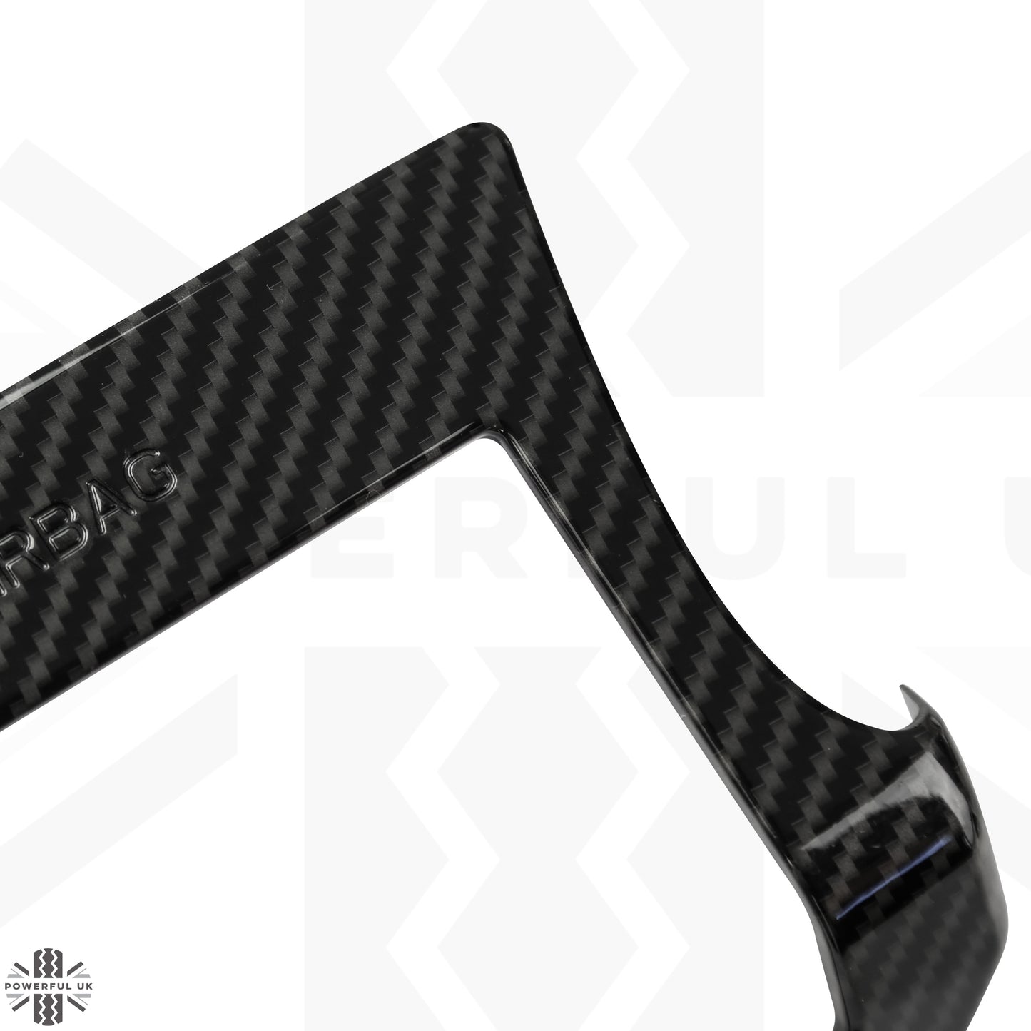 Dash End Air Vent Covers - Carbon Fibre Effect - for Land Rover Defender L663 - LHD