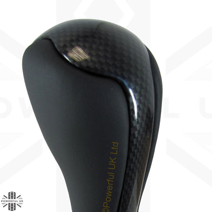 Leather Gear Knob with Carbon Effect Insert for Range Rover Sport L320 2005-09