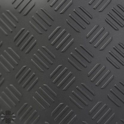 Extended Mirror Covers Chequer Plate  for Land Rover Defender L663 - NO Camera Mount