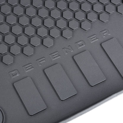 Rubber Floor Mat Set - Genuine - for Land Rover Defender L663(110 models) - RHD - 7 seat