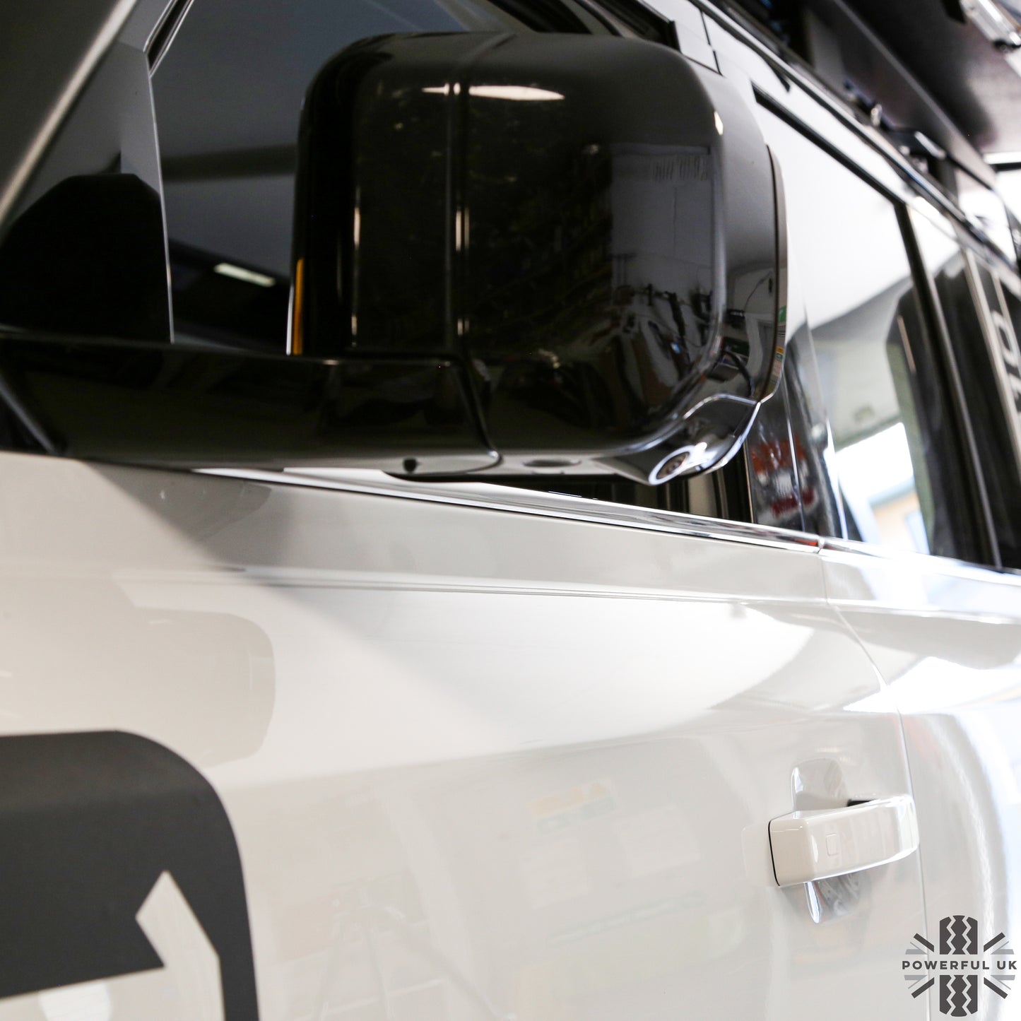 4pc Window Rubber Trim Set in Stainless Steel for Land Rover Defender L663 (110/130)