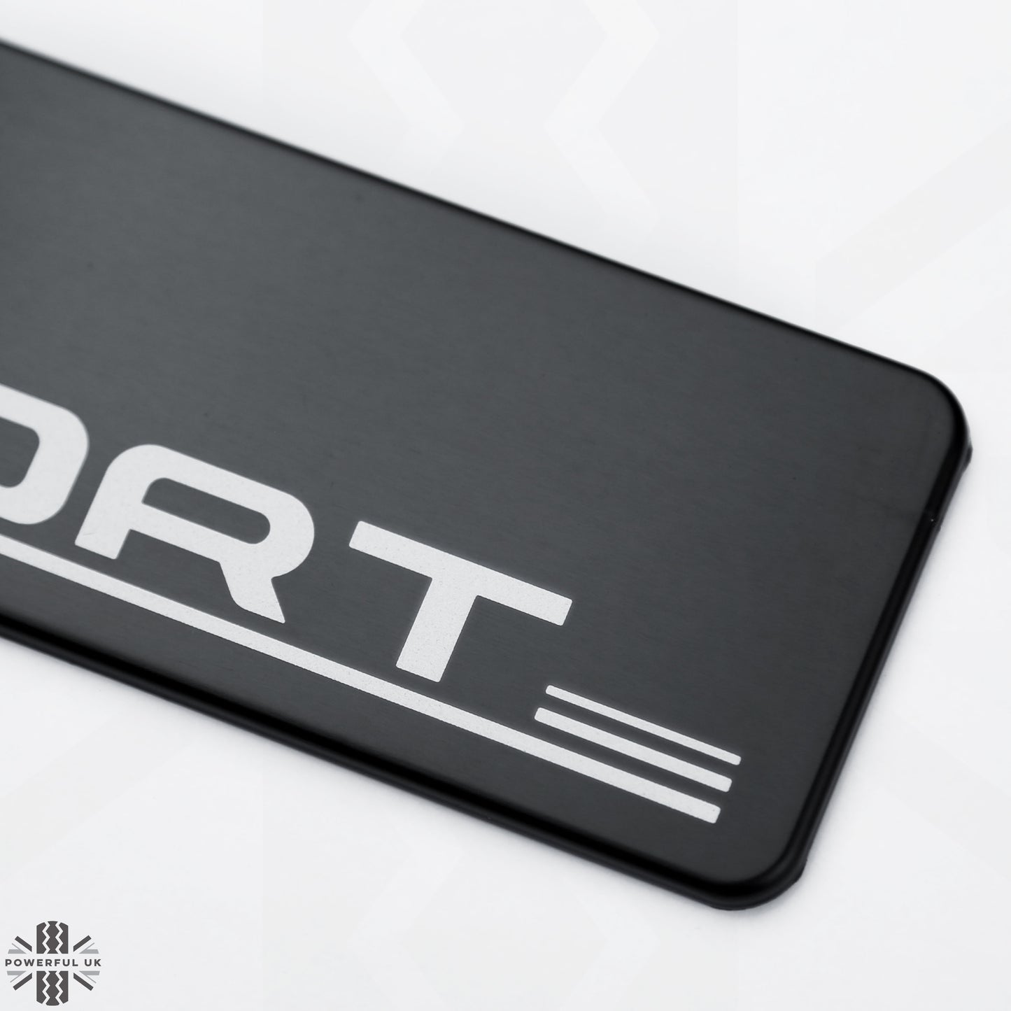 Door Scuff Plate Insert Set for Land Rover Discovery Sport (2015-20) - Black