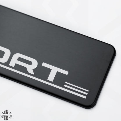 Door Scuff Plate Insert Set for Land Rover Discovery Sport (2015-20) - Black