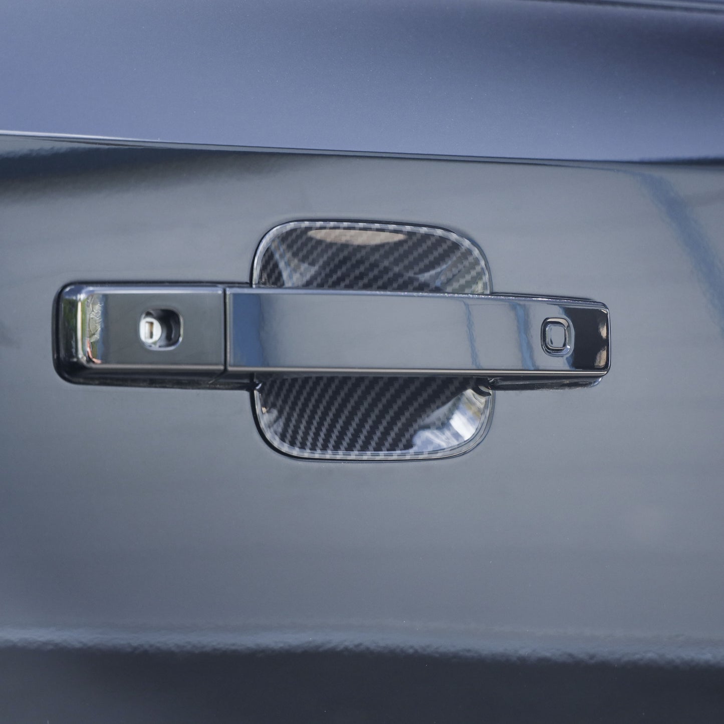 Door Handle Scuff Plates (5pc) for Land Rover Defender L663 110/130 (4 door) - Carbon Fibre
