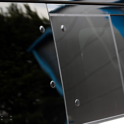 Side Panel Delete Stickers - Black x8 - for Land Rover Defender L663