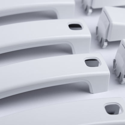 Door Handle 'Skins' for Range Rover Sport L320 2010-13 (with hole for button)  - Fuji White