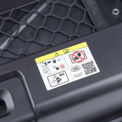 Genuine Side Mounted Box in Gloss Black for Land Rover Defender L663 - 90 & 110