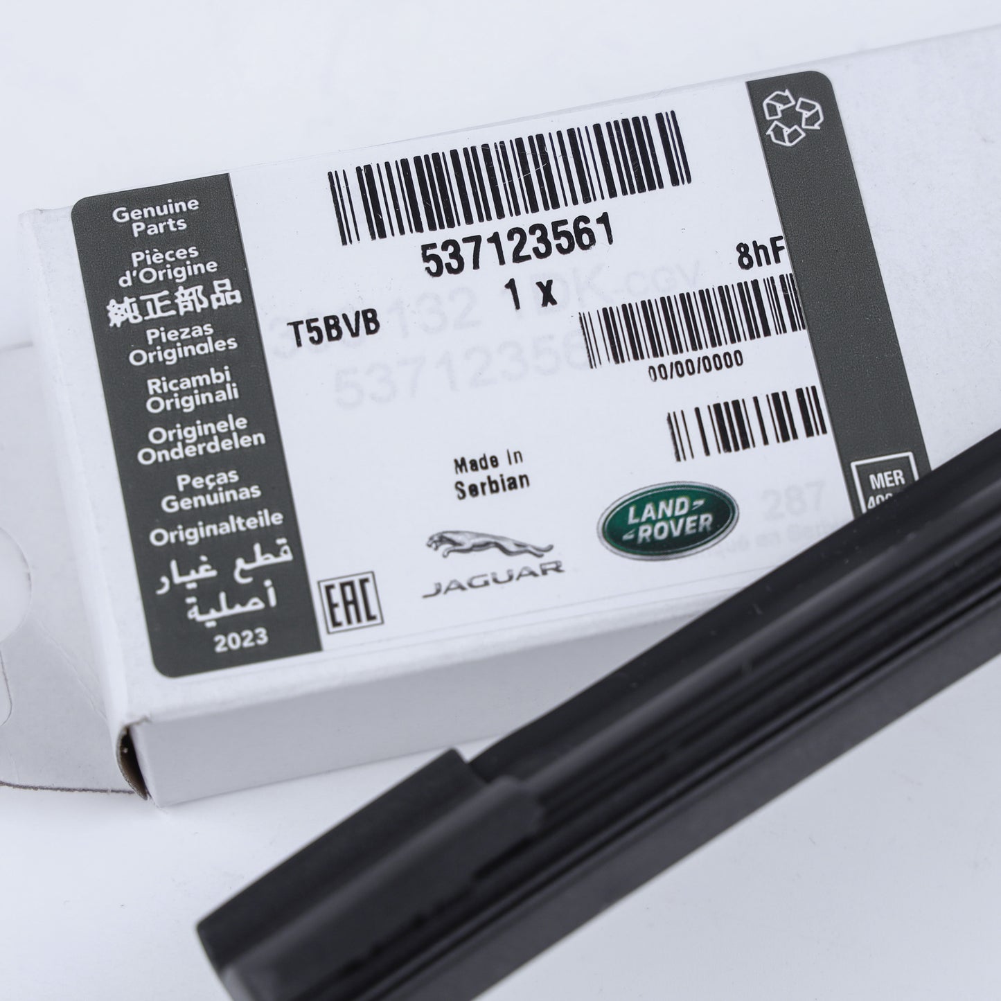 2x Front Wiper Blades for Land Rover Defender L663 - Late Type (Aquablade) - RHD