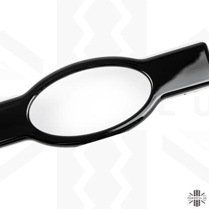 Front Grille Bar Cover for Land Rover Defender L663 - Gloss Black