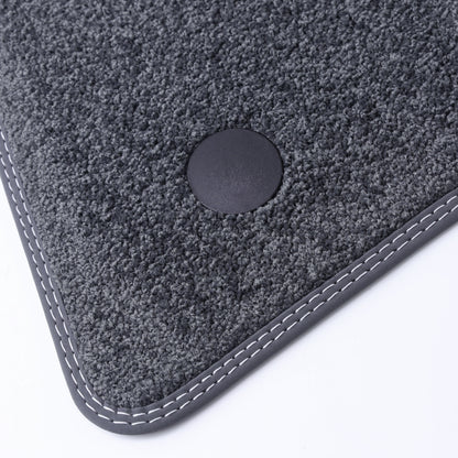 Grey Carpet Floor Mat Set - Genuine - for Land Rover Defender L663 (90 models) - LHD