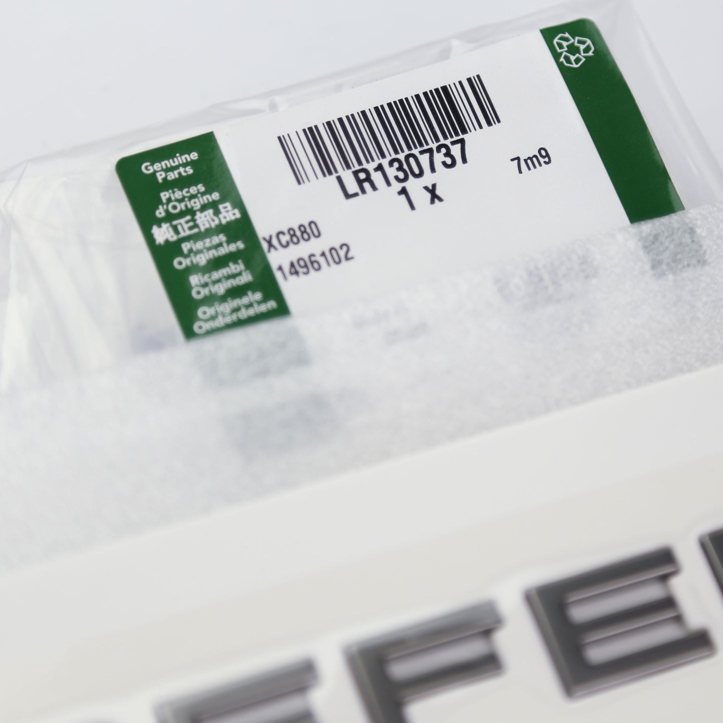 Tailgate Lettering - Starlight Satin Chrome - for Land Rover Defender L663