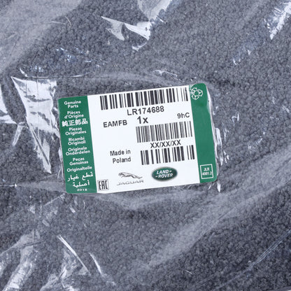 Grey Carpet Floor Mat Set - Genuine - for Land Rover Defender L663 (90 models) - LHD