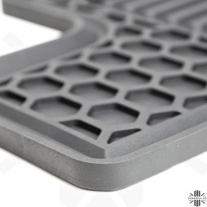 Rubber Floor Mats 4pc - RHD - for Nissan Navara NP300