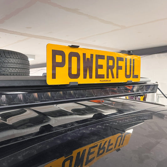 Number Plate Mount for Expedition Roof Rack for Land Rover Defender L663 - Type A - High/Clip-on Type